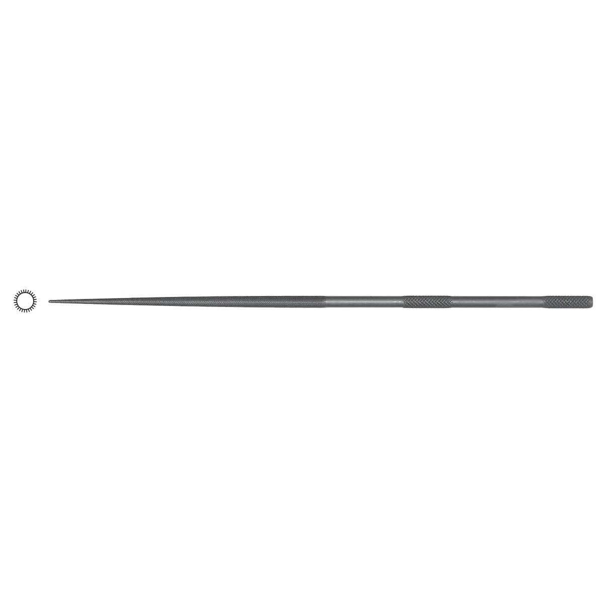 Grobet USA 14cm Round Needle File, Cut 2