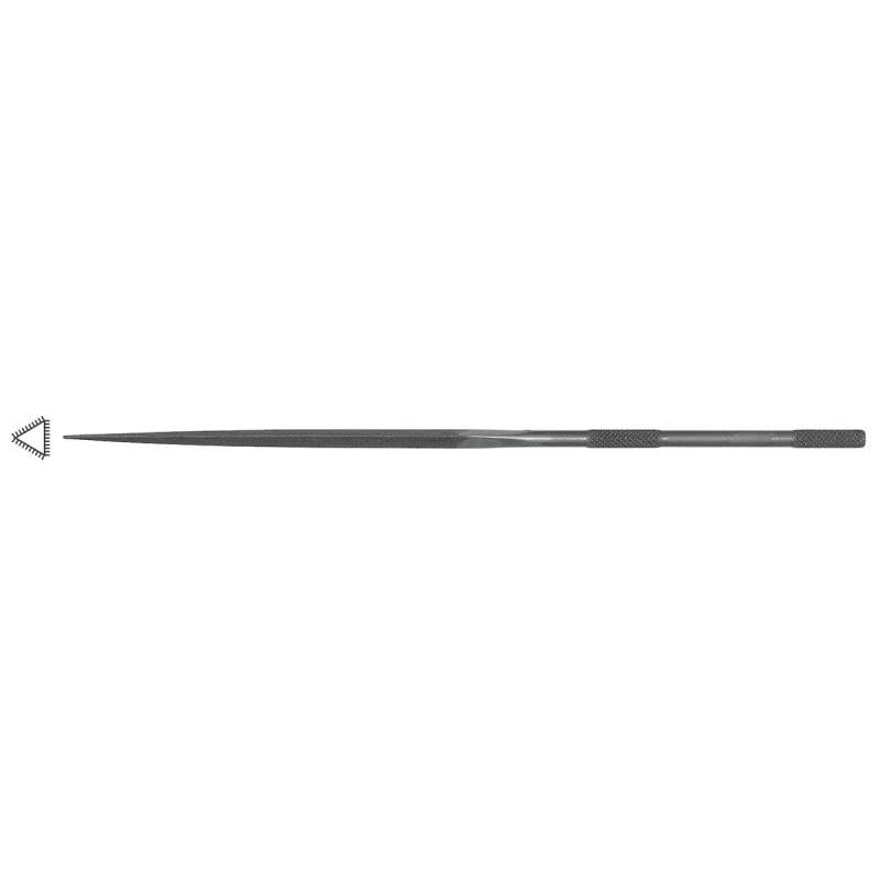 GROBET USA 20cm Three-Square Needle File, Cut 2