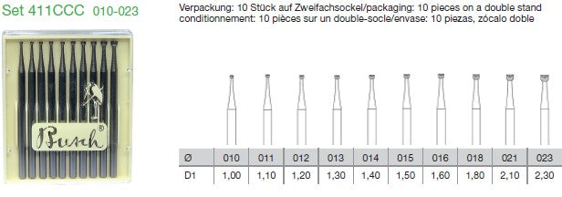 [Pre-order] BUSCH Fig.411CCC set Bur 010-023