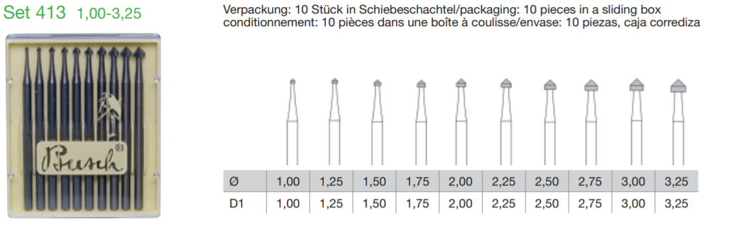 BUSCH Fig.413セット ストーンセッティング 1,00-3,25 