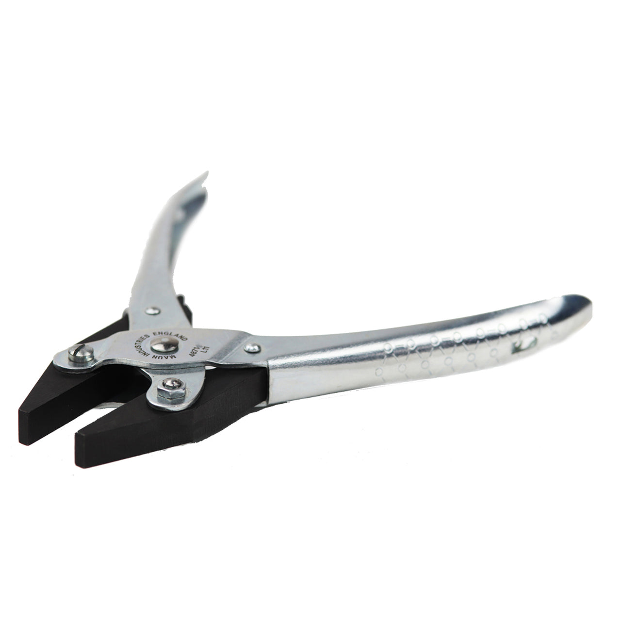 MAUN Smooth Jaws Flat Nose Parallel Plier Return Spring 140 mm