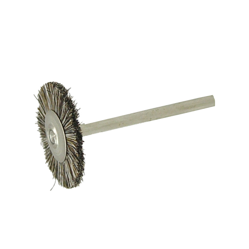 USA Bristle Wheel Brush on Mandrels, 19mm Soft