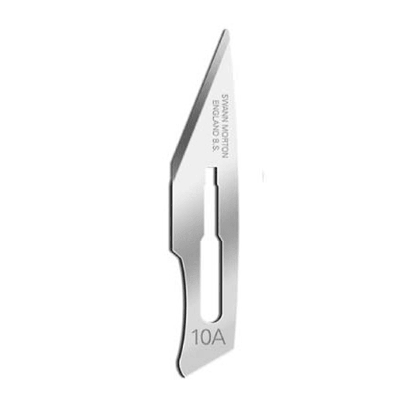 Swann Morton Non Sterile Carbon Steel Surgical Scalpel Blade No.10A