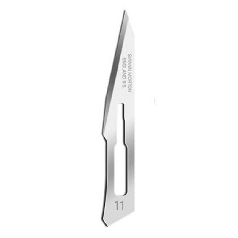 Swann Morton Non Sterile Carbon Steel Surgical Scalpel Blade No.11