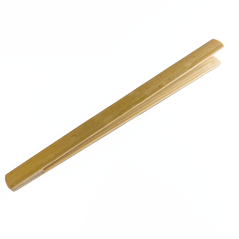 竹製ピンセット（平先） - 180mm、7インチ