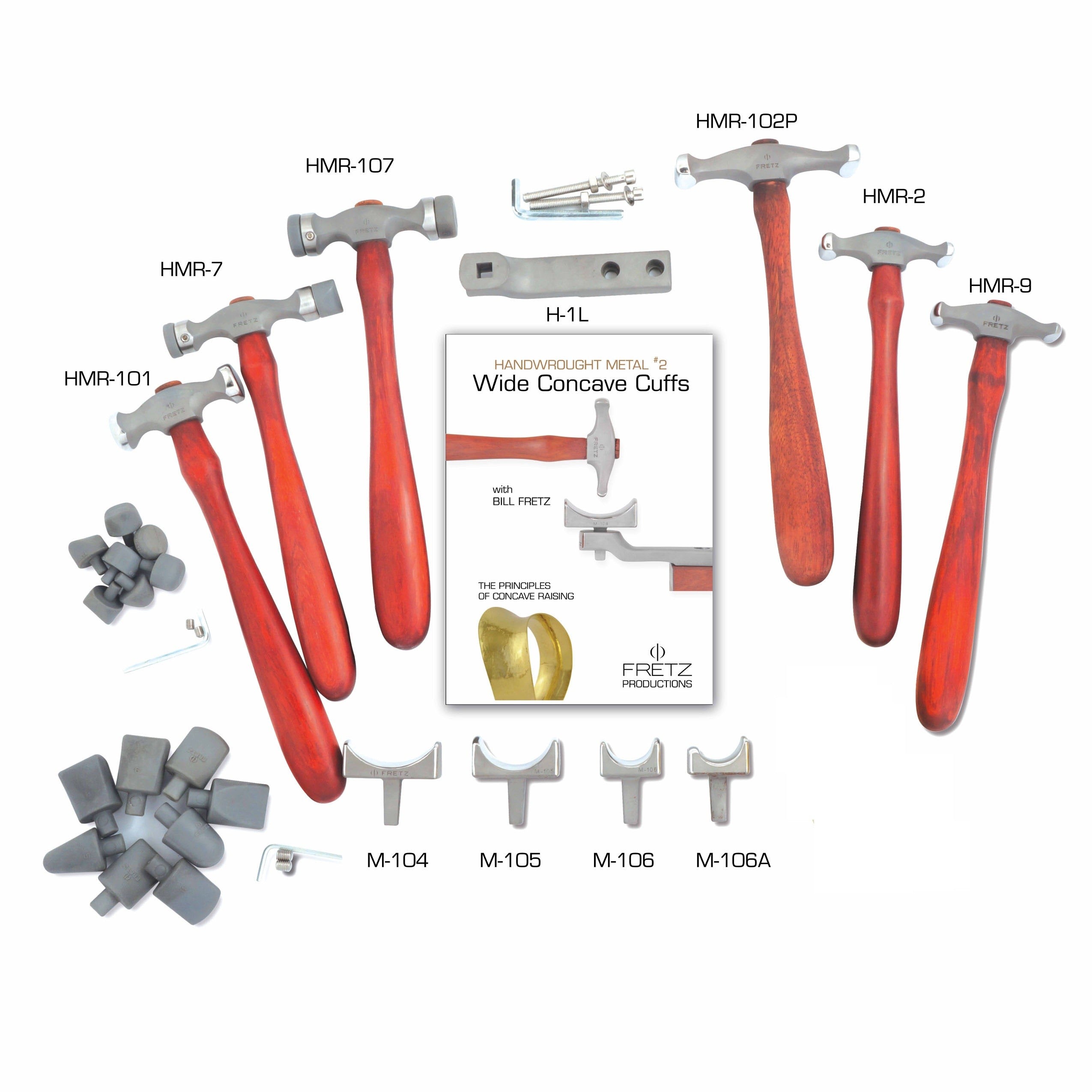 FRETZ DVDS2 Wide Concave Cuff DVDS Tool Set