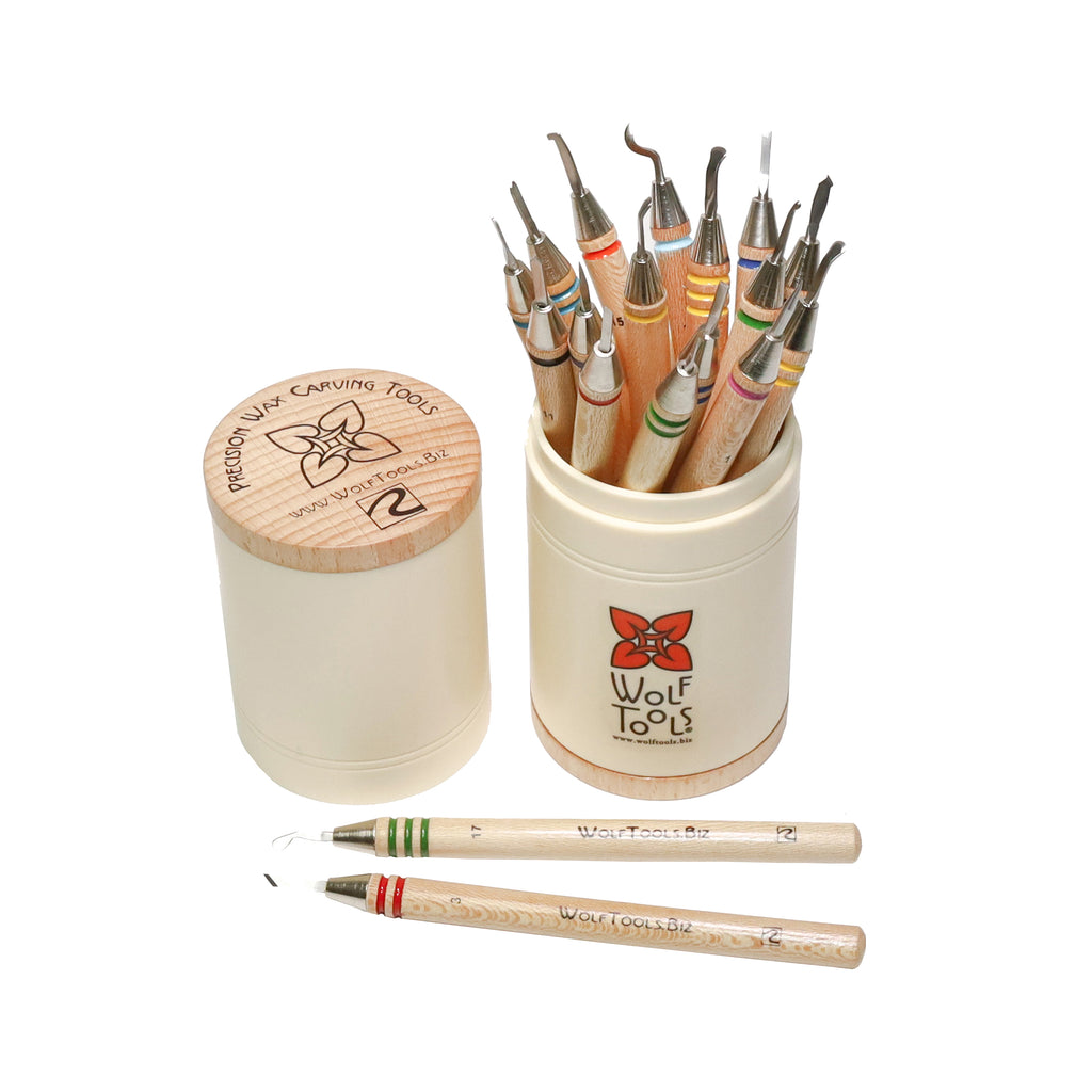 Wolf Wax Carving Tools, Set of 18