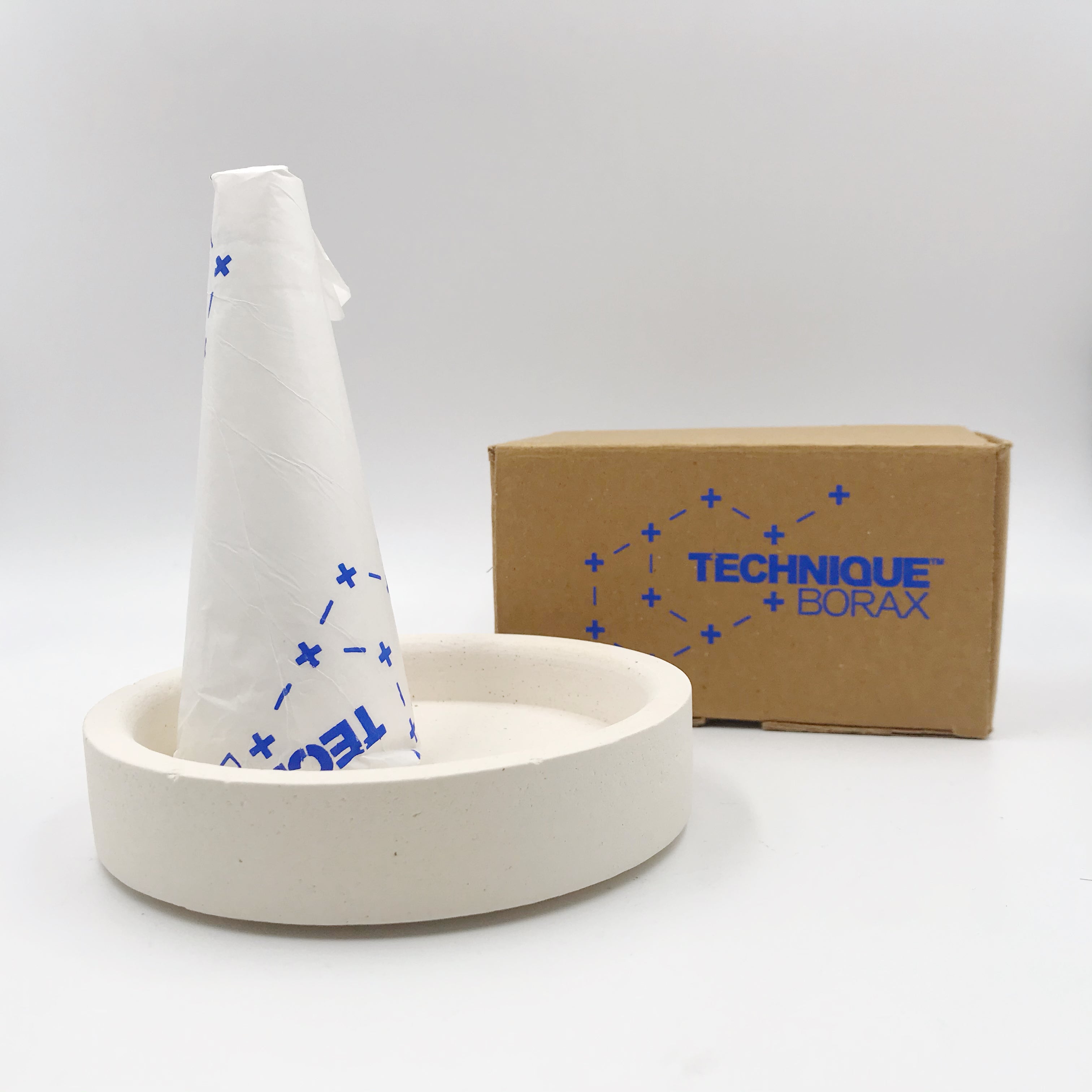 TECHNIQUE Borax Cone & Dish, a set