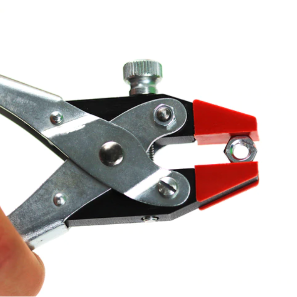 MAUN Clamping Parallel Plier With Plastic Jaw Inserts 160 mm