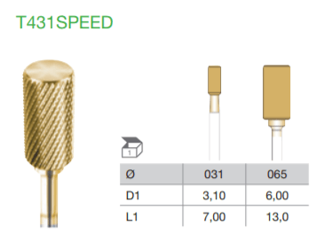 BUSCH Speed Carbide Fig. T431SPEED