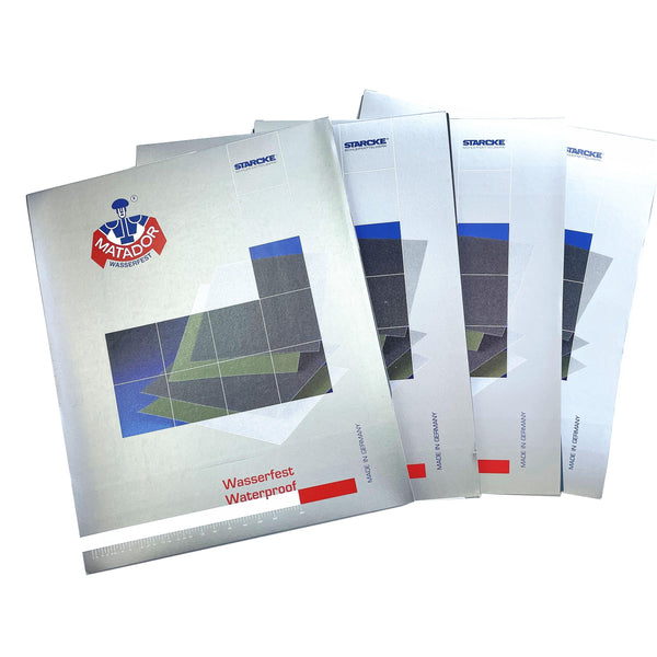 MATADOR P3000 Grit Waterproof Sandpaper 991A 50 s pack