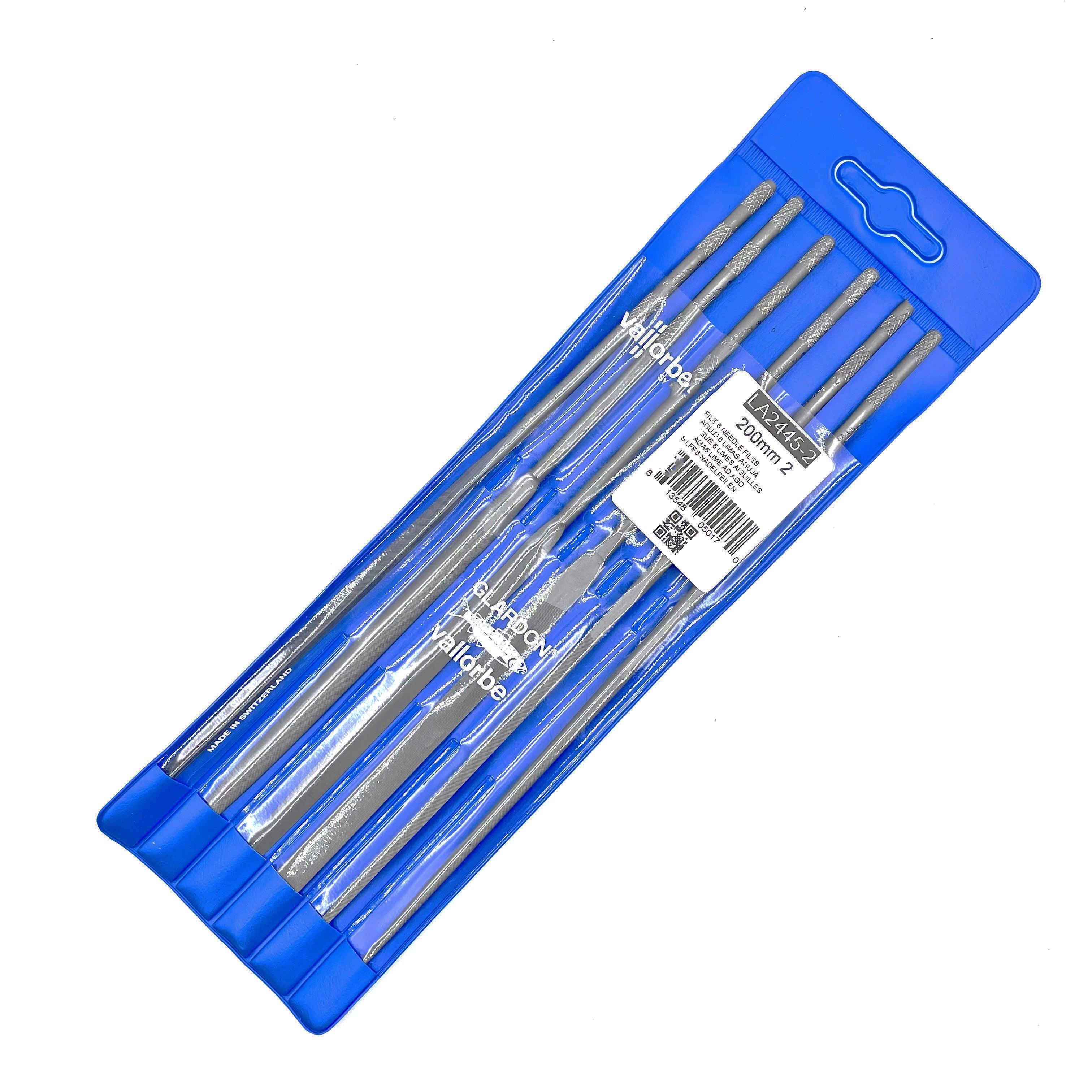 GLARDON VALLORBE LA2442-2 Needle File Sets of 6, 14CM, Cut 2 - Wing Wo Hong Industrial Products Ltd.