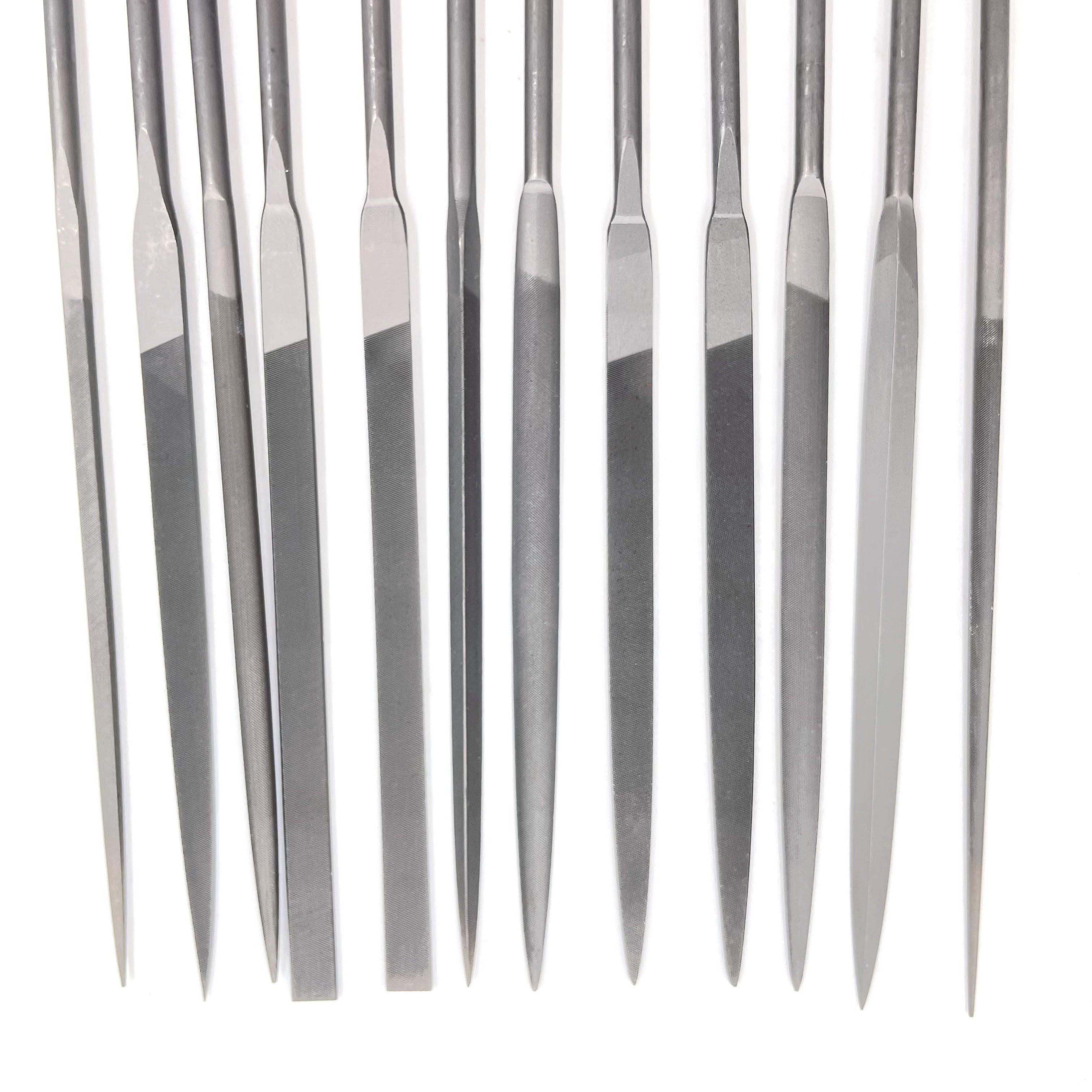 GLARDON VALLORBE LA2492-4 Needle File Sets of 12, 14CM, Cut 4