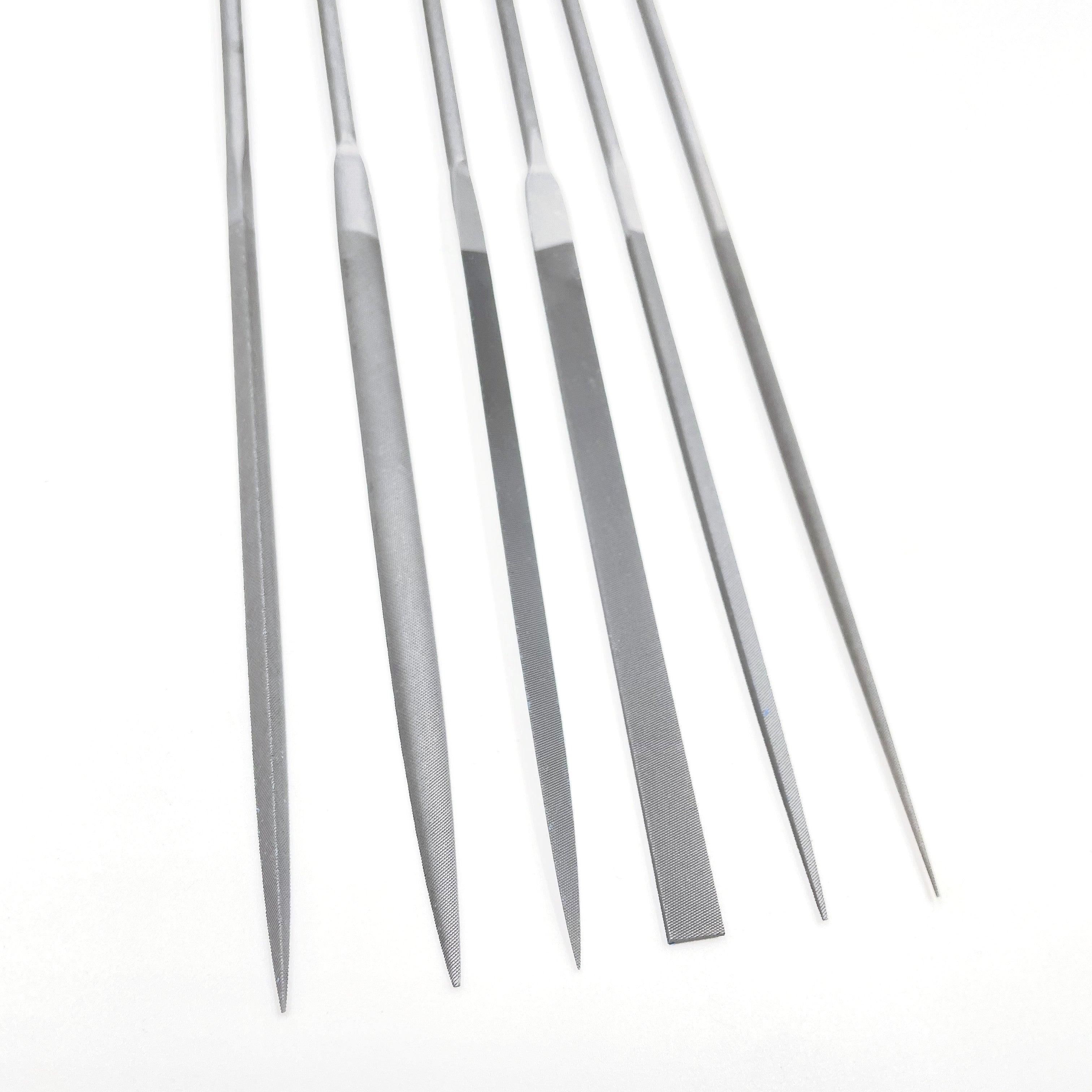 GLARDON VALLORBE LA2445-4 Needle File Sets of 6, 20CM, Cut 4