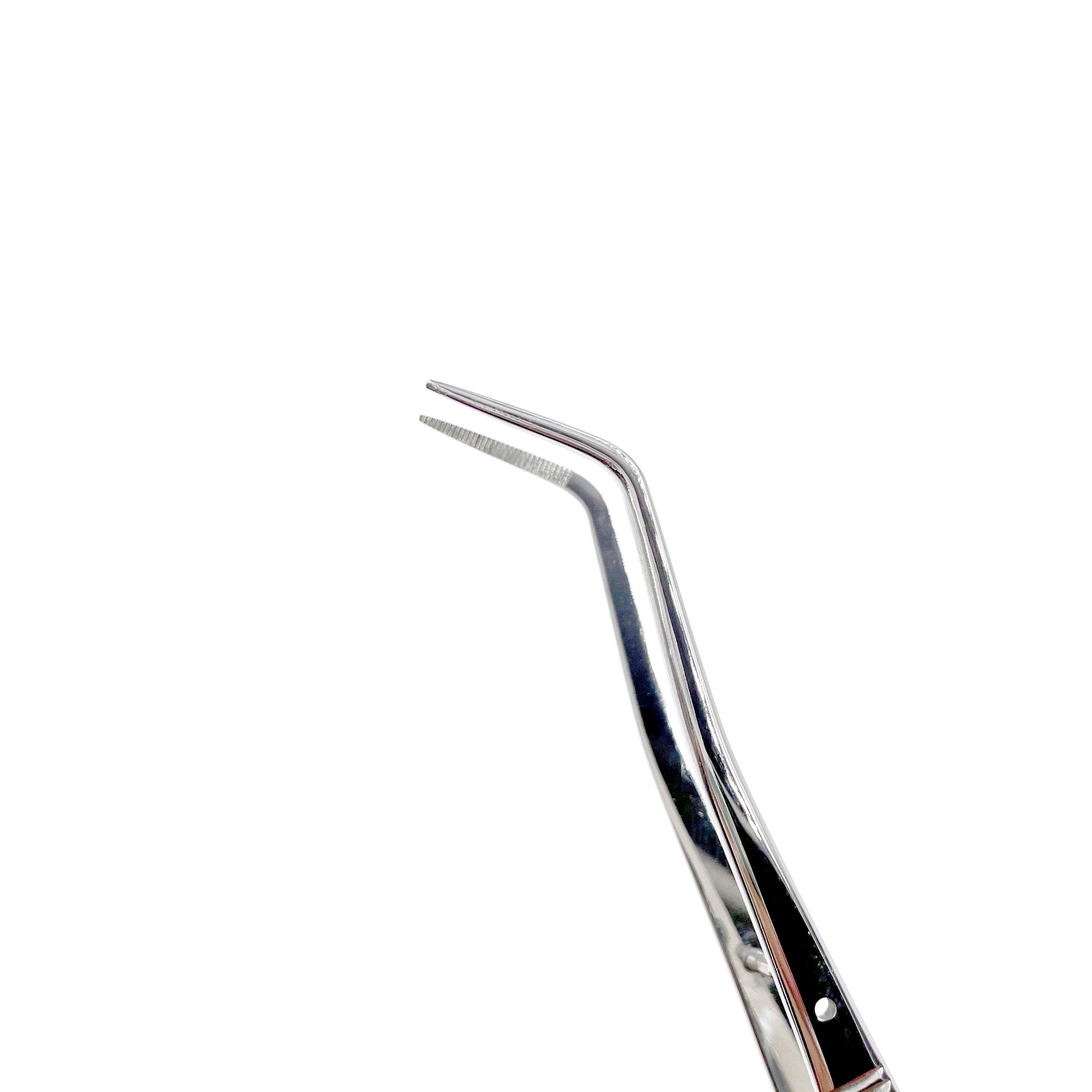 MANI 6.5" Bent Tip Tweezers