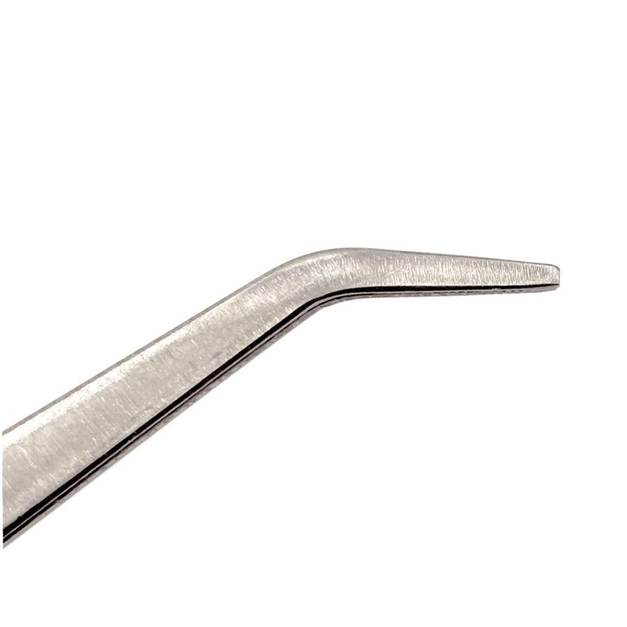 TSK Curved Cross-Lock Soldering Tweezers