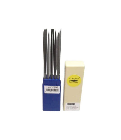 GLARDON VALLORBE LA2492-4 Needle File Sets of 12, 14CM, Cut 4