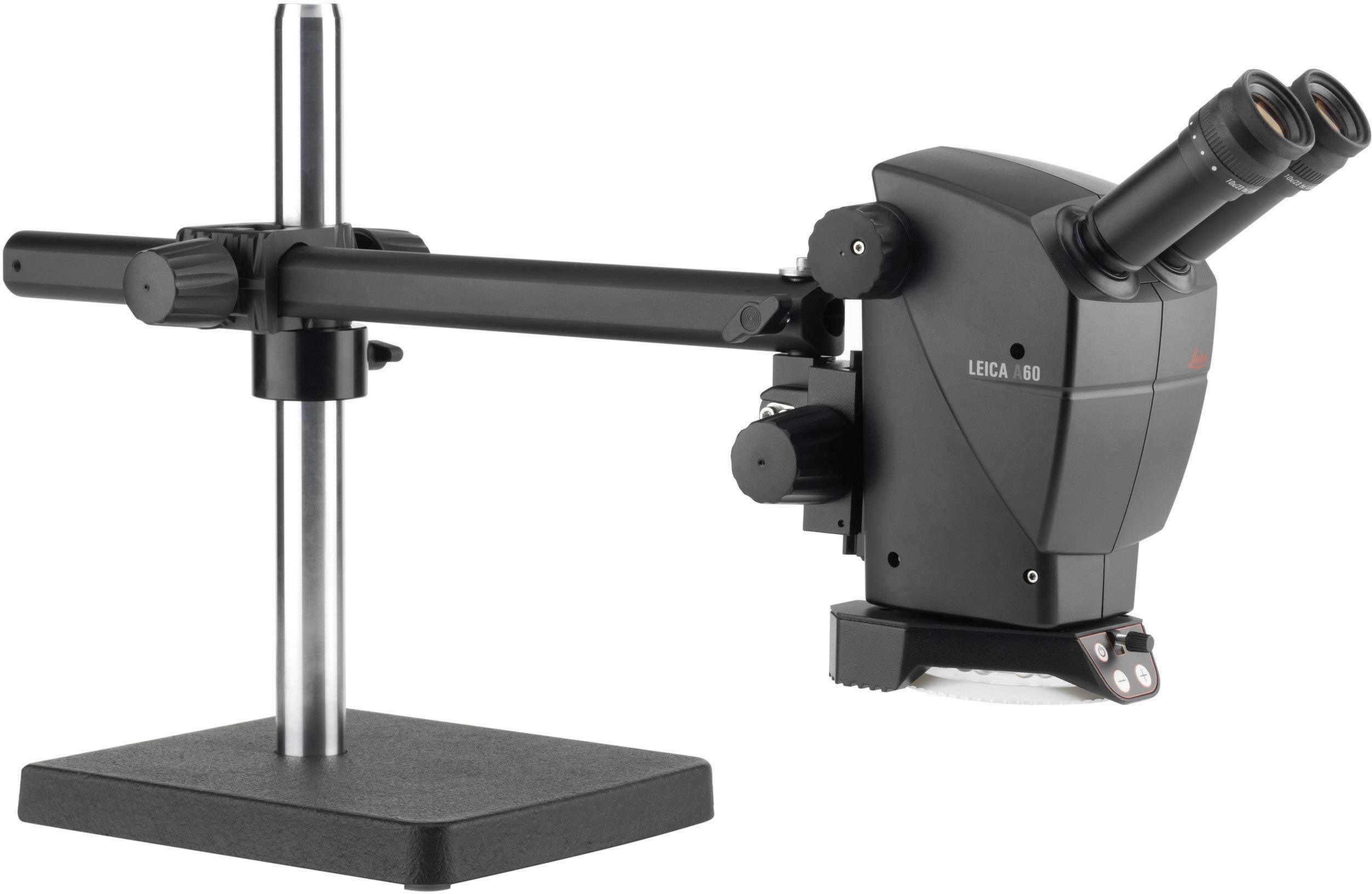 Leica® A60 Microscope + Leica® Stand Package with 0.63x Objective Lens LED Ring Light